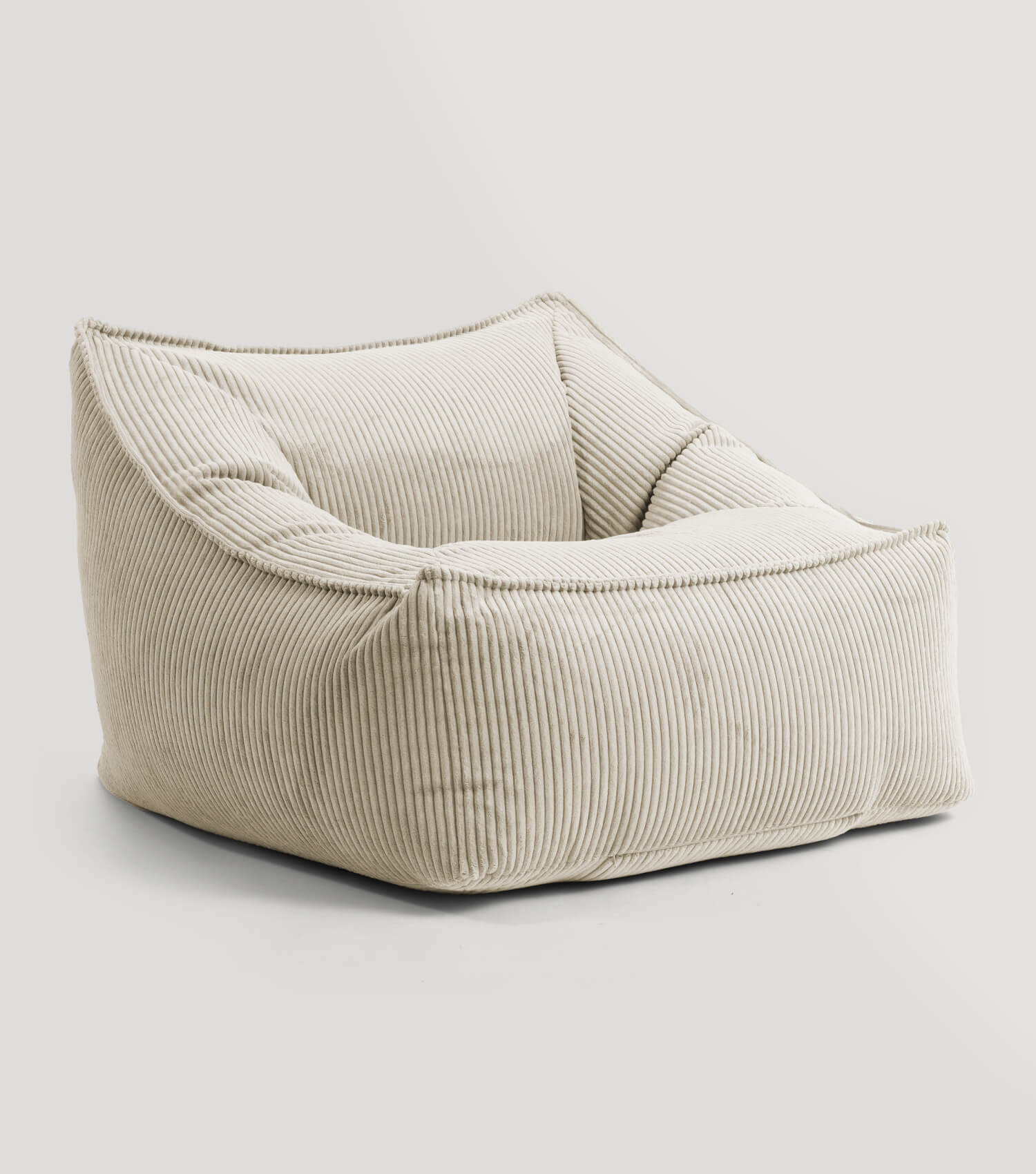 Cord Sessel Lesesessel XXL Sitzsack Sitzsack Cord Bean Bag Armlehnen#sku_BB8.1Poso-080nat