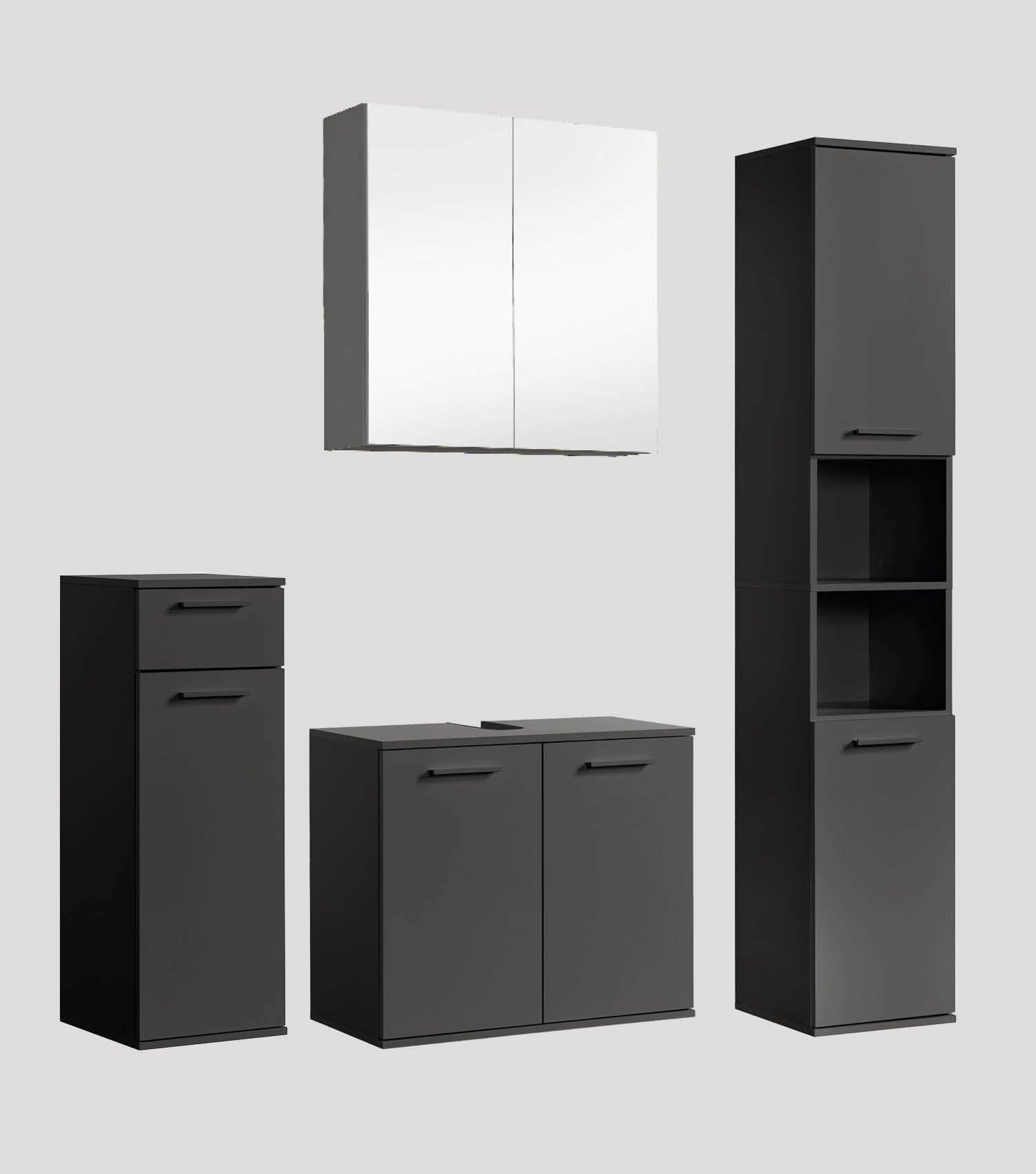 Badmöbel Set Badschrank Set Badschränke Badezimmerschränke Schrank Set#sku_BS6.1-ant_set