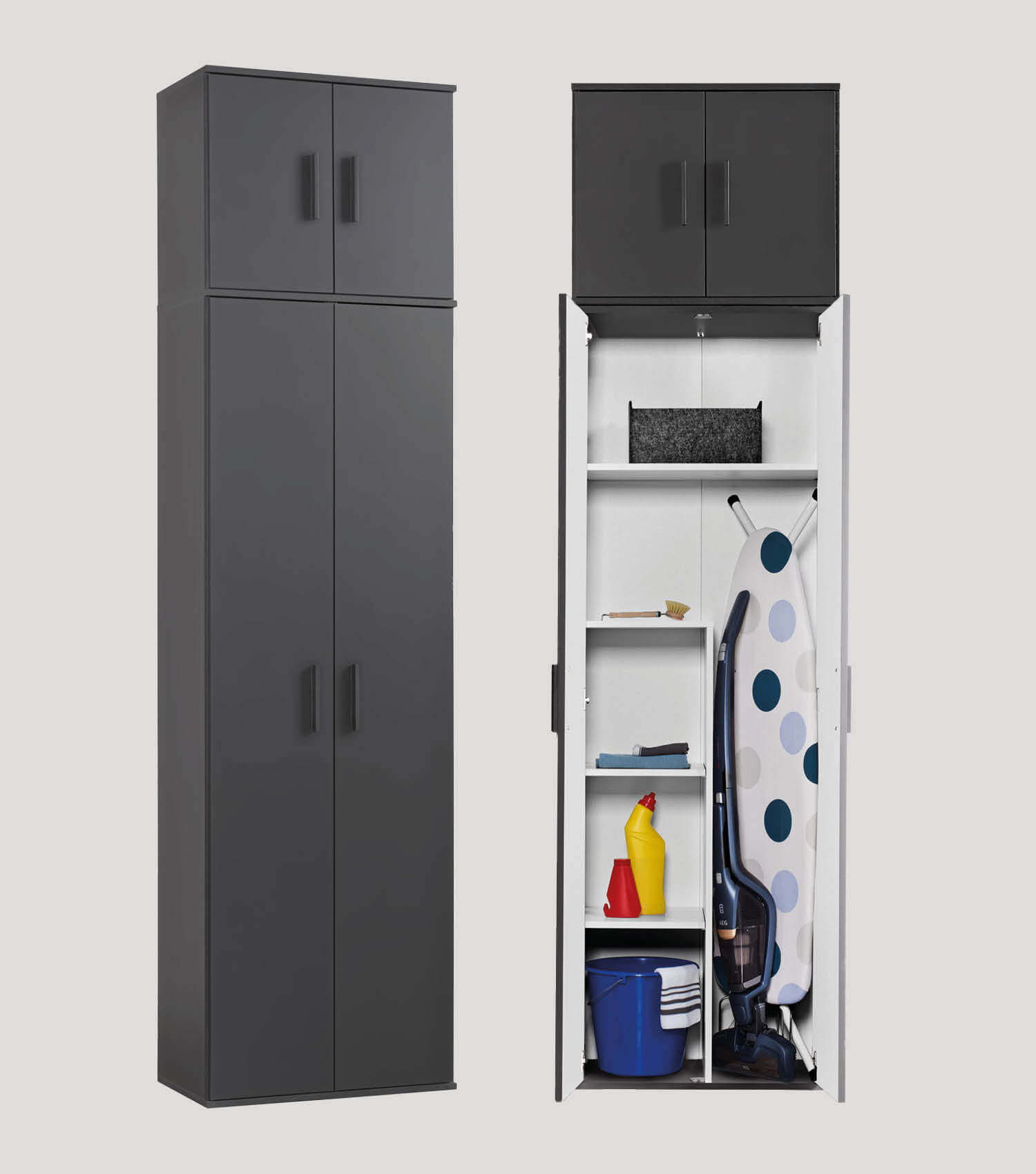 Mehrzweckschrank Hochschrank Schuhschrank Allzweckschrank Flurschrank#sku_MS+A1.3ant-bs