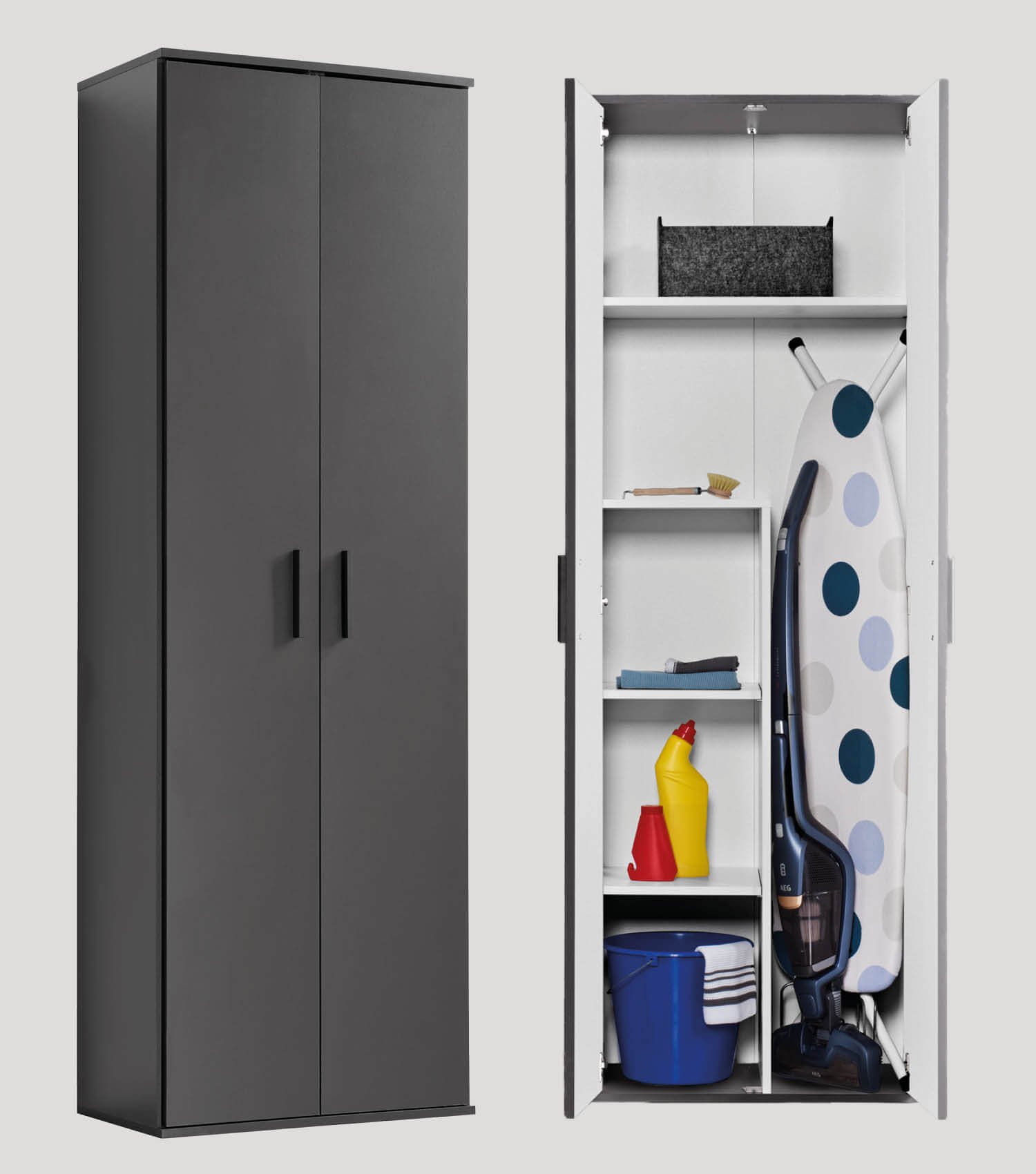 Mehrzweckschrank Besenschrank Schrank Allzweckschrank Flurschrank Küchenschrank