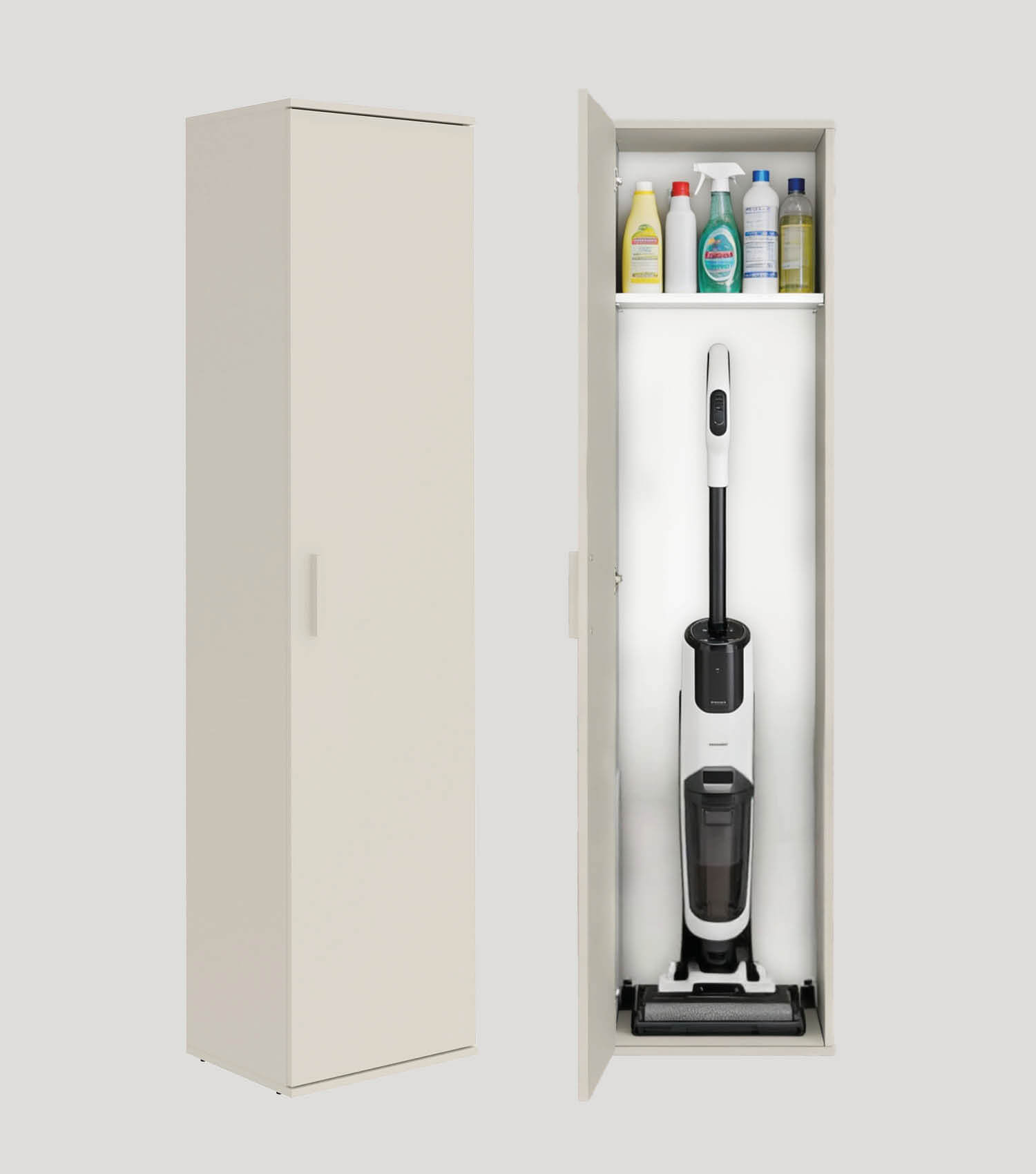 Besenschrank schmal Putzschrank Schrank Allzweckschrank Flurschrank Küchenschrank Mehrzweckschrank#sku_MS6.1-ksg