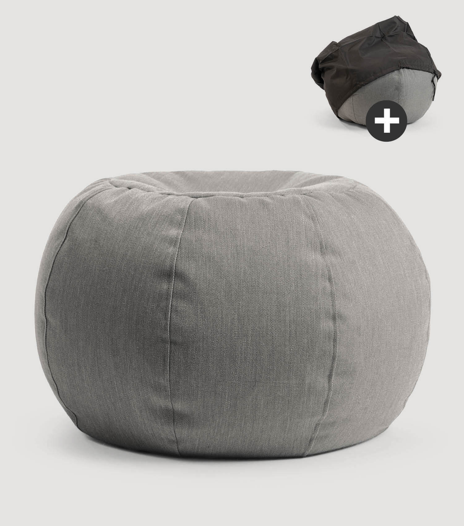 Outdoor Pouf Sitzpouf Outdoor Gartenhocker Gartenmöbel Hocker#sku_PF6Talea-005sgra+SH1