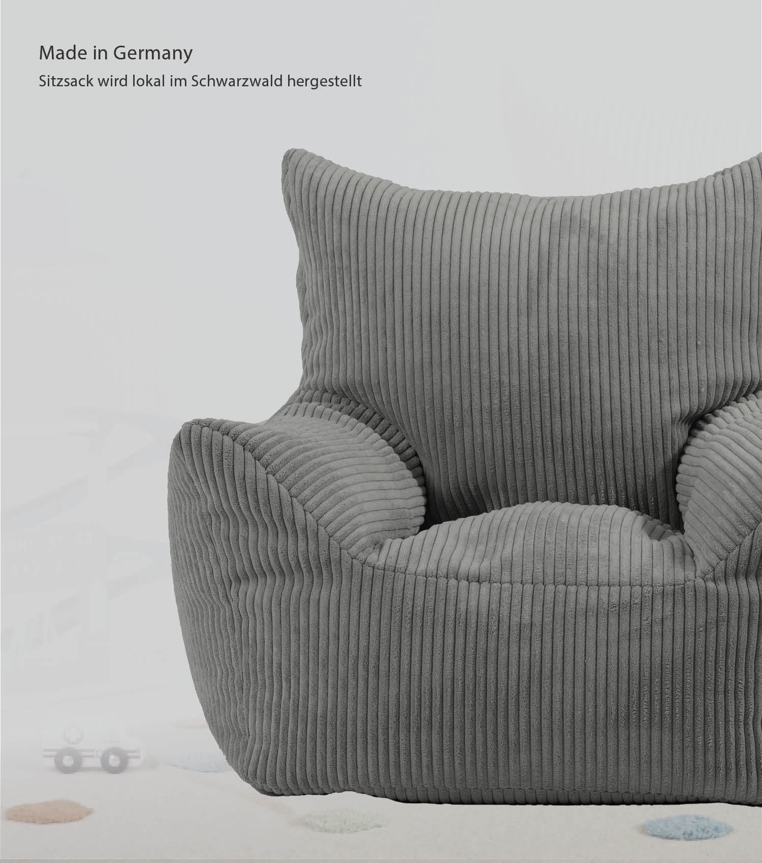 Kinder Sitzack Cord Kindersessel Lesesessel Bodenkissen Kindersitzsack