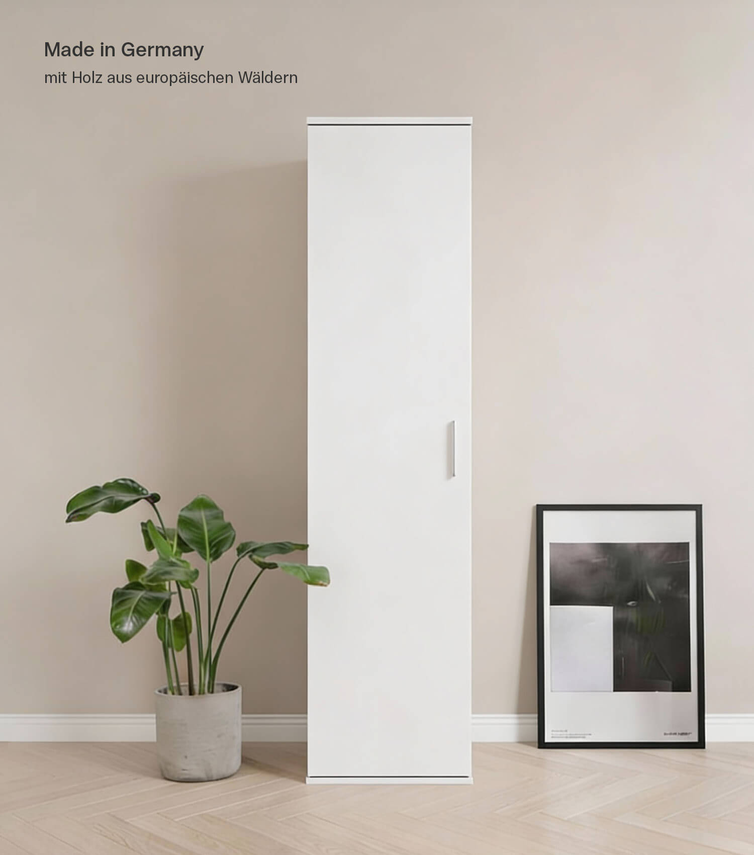 Besenschrank schmal Putzschrank Schrank Allzweckschrank Flurschrank Küchenschrank Mehrzweckschrank#sku_MS6.1-w
