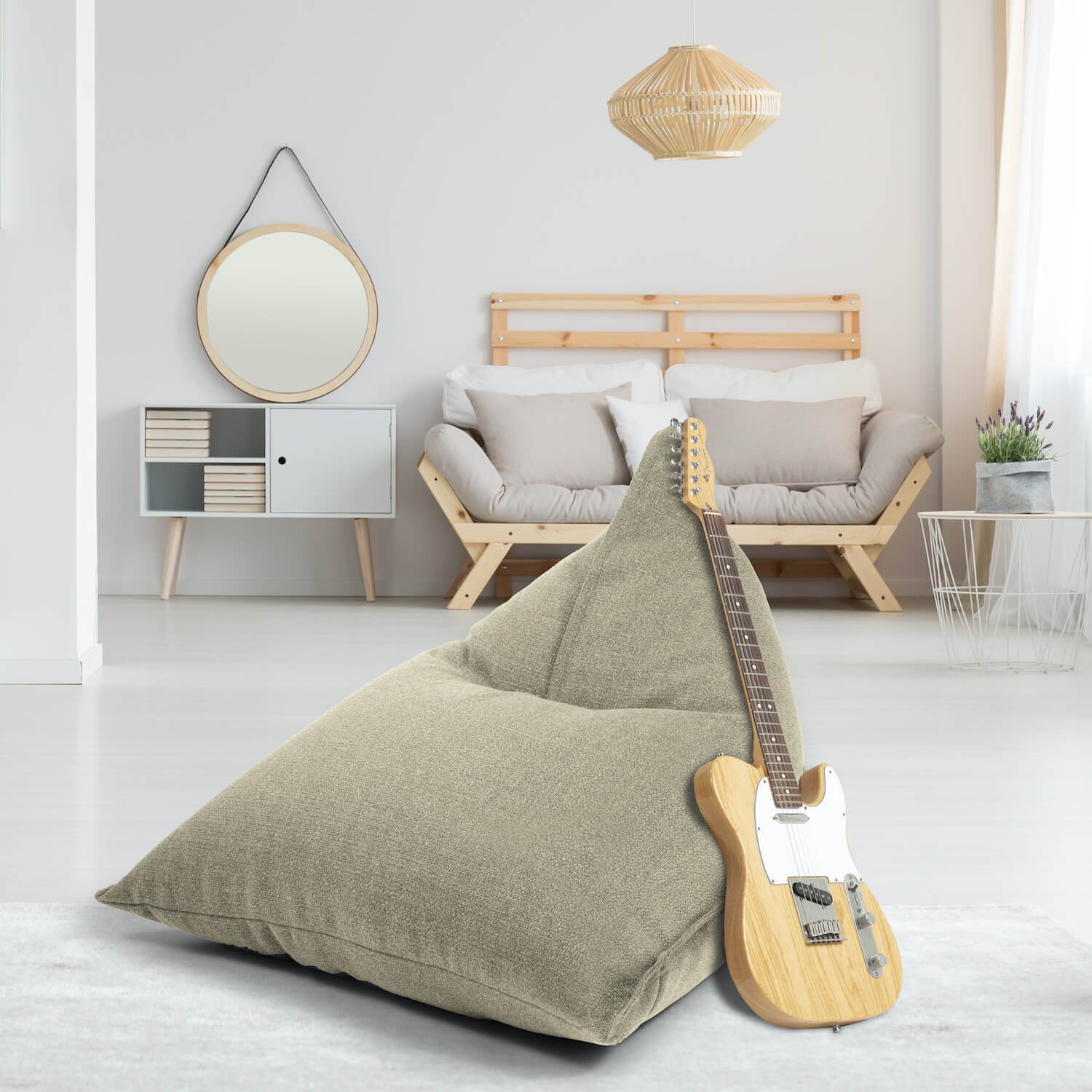 Indoor Sitzsack 'Der Schlitten' auch als Relaxliege & recycelt 