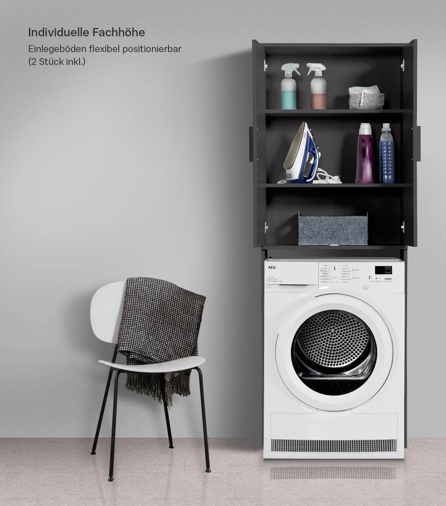 Waschmaschinenschrank Überbauschrank Toilettenregal Badregal Überbau