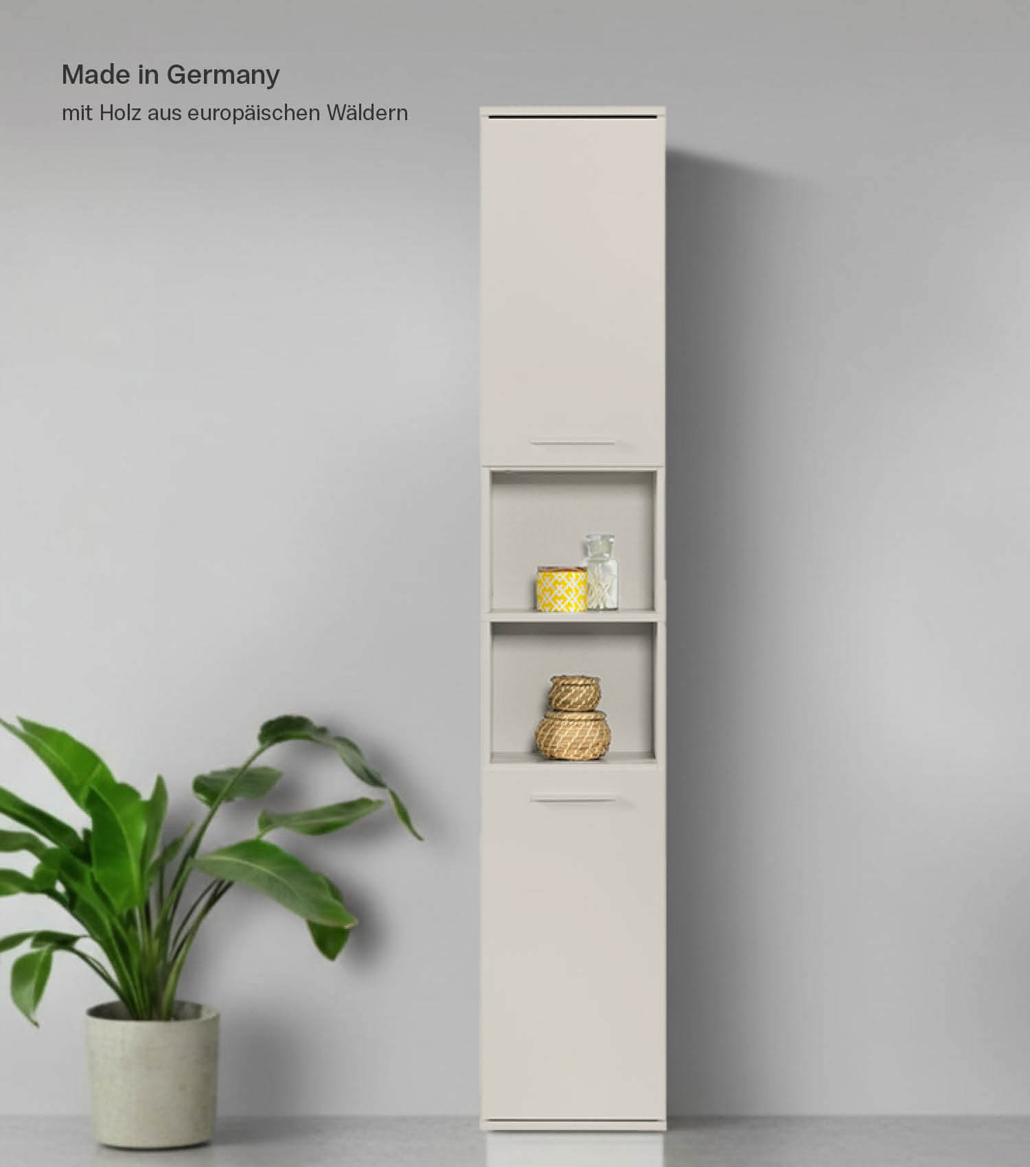 Bad-Hochschrank Badezimmerschrank Badschrank Badezimmerregal Schrank