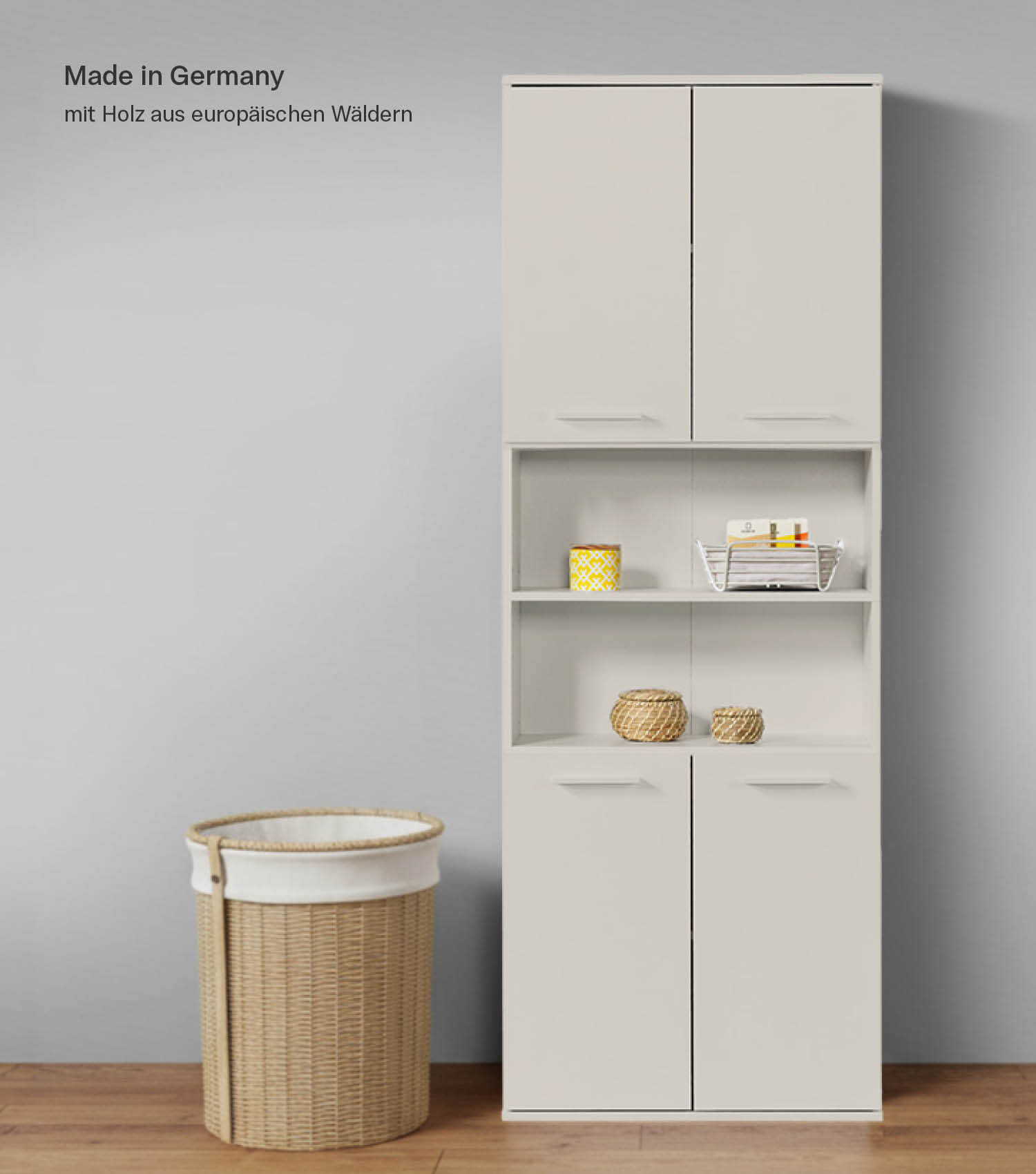 Bad-Hochschrank Badezimmerschrank Badschrank Badezimmerregal Schrank