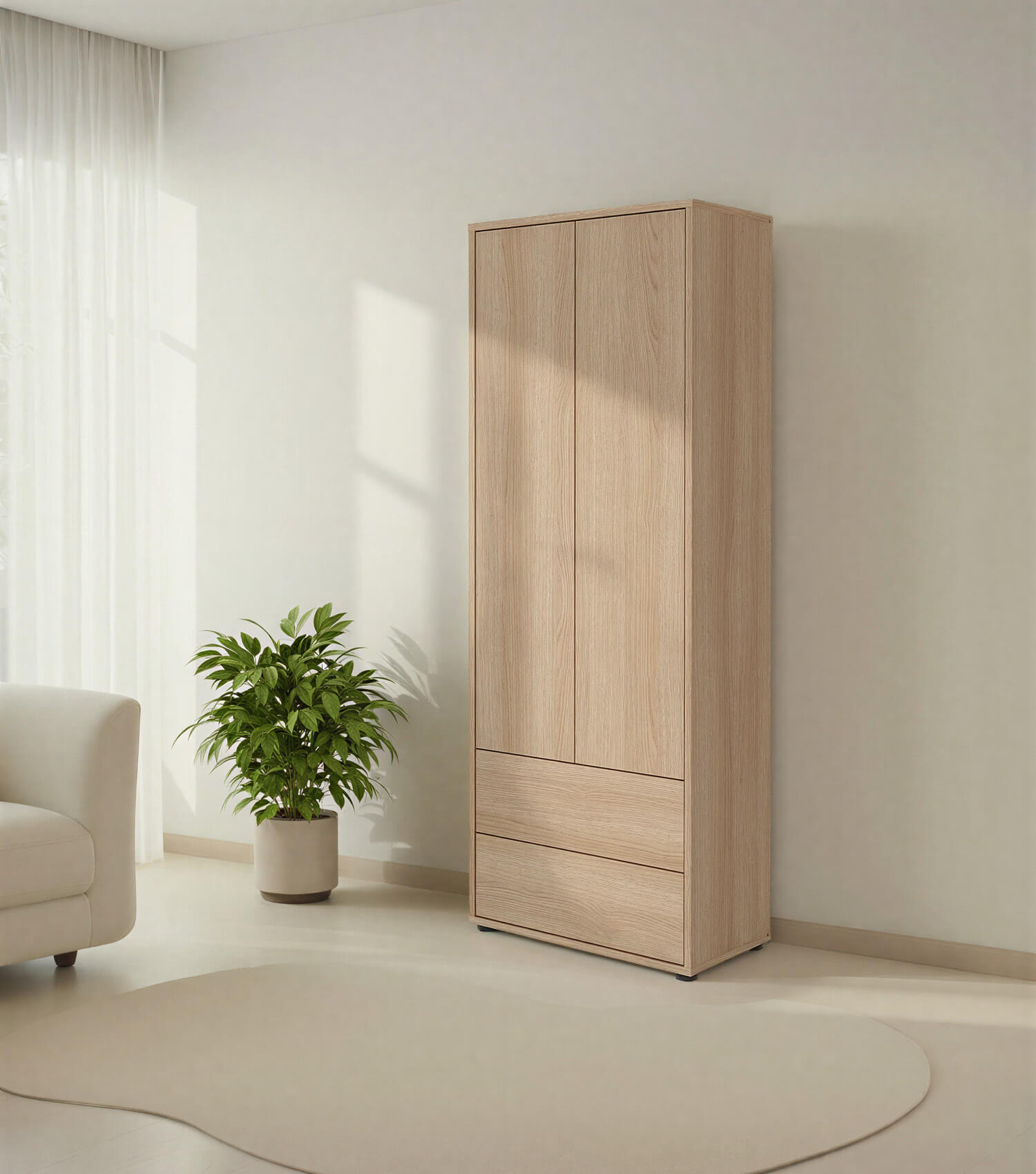 Hochschrank Highboard Wohnzimmer Möbel Schrank Wohnzimmer Vorratsschrank Schrank Mehrzweckschrank