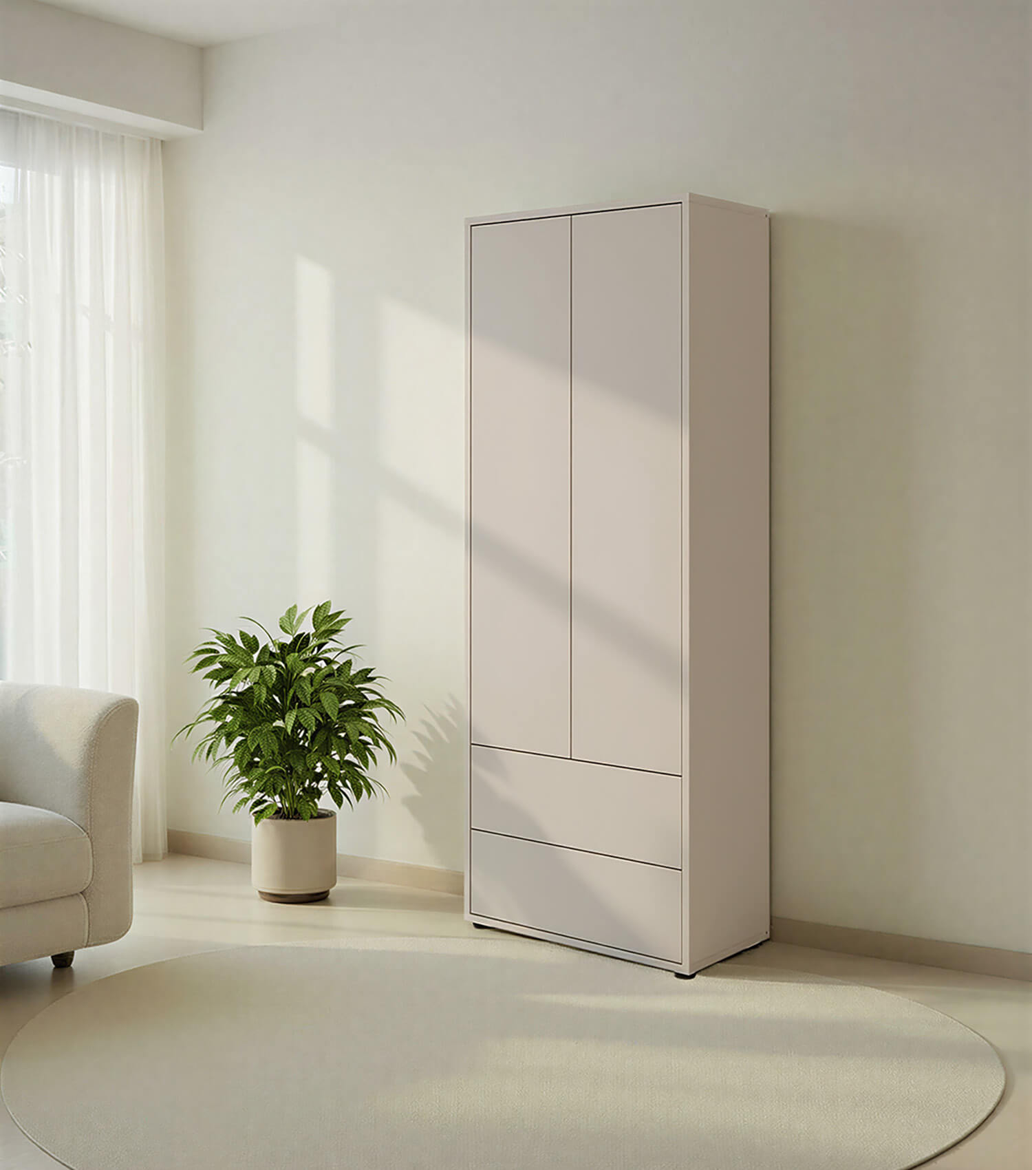 Hochschrank Highboard Wohnzimmer Möbel Schrank Wohnzimmer Vorratsschrank Schrank Mehrzweckschrank