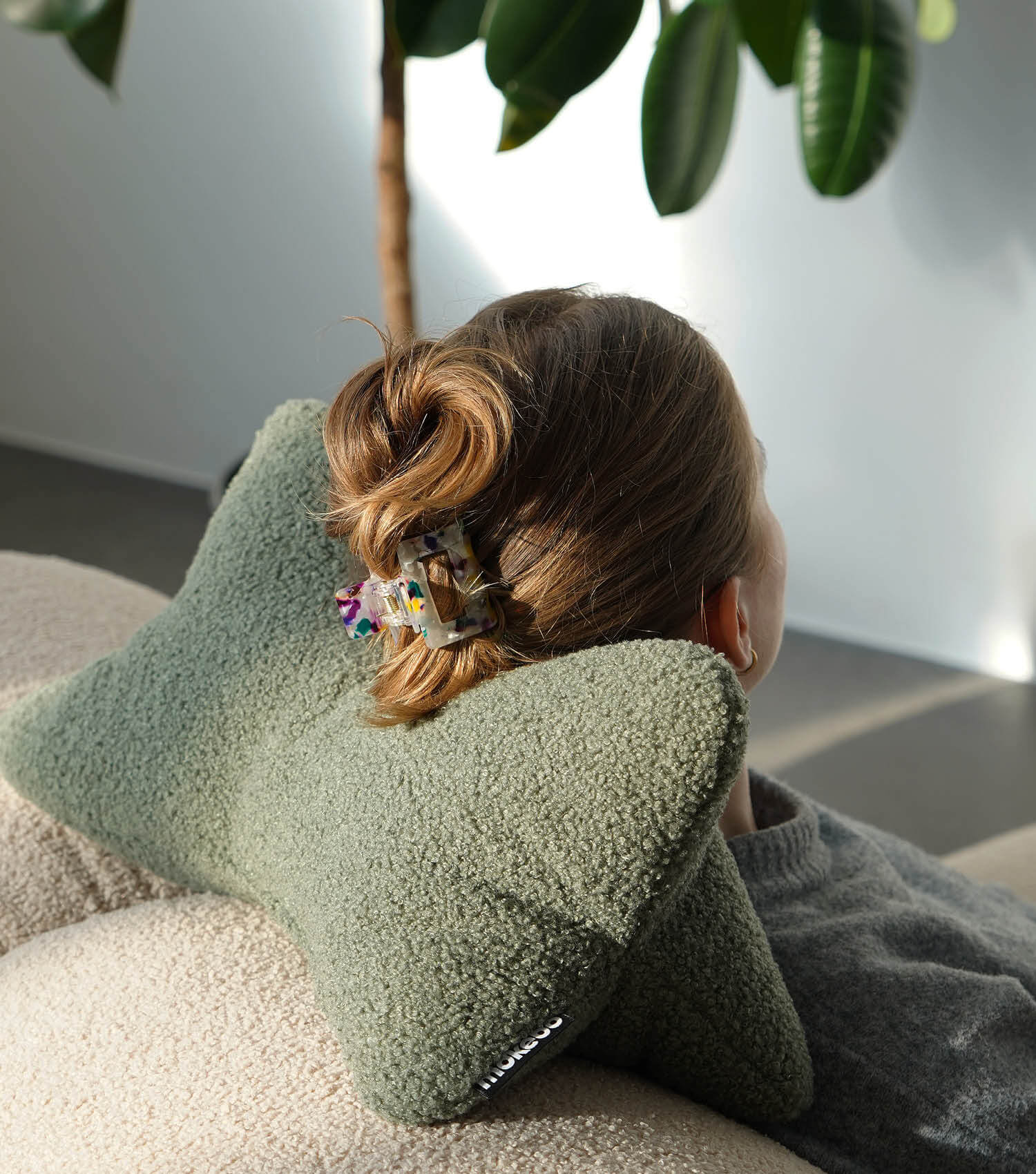 Nackenkissen Leseknochen Lesekissen Buchstütze Stützkissen Rückenkissen