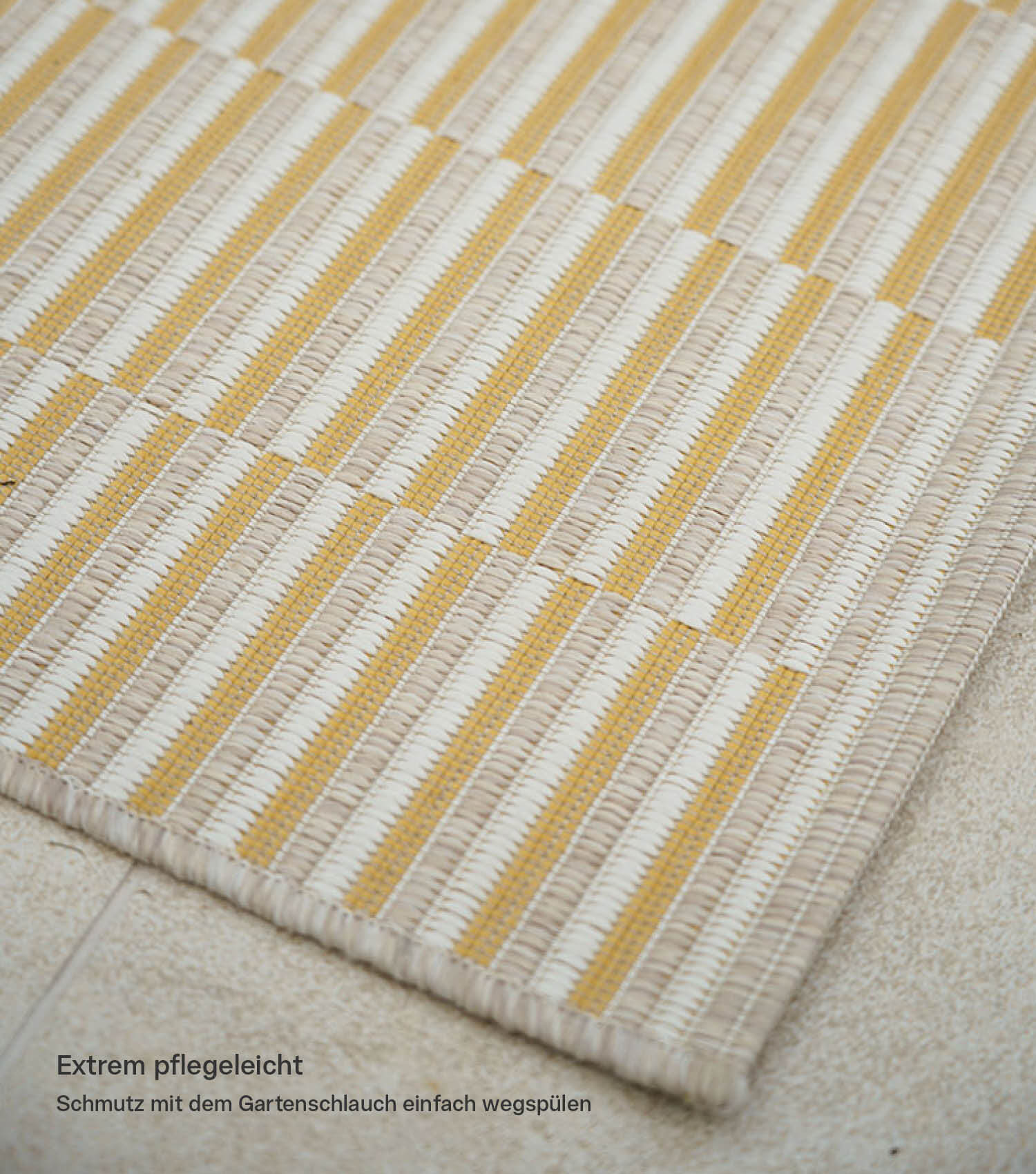 Wetterfester Outdoor Teppich Läufer oder Wohnzimmerteppich