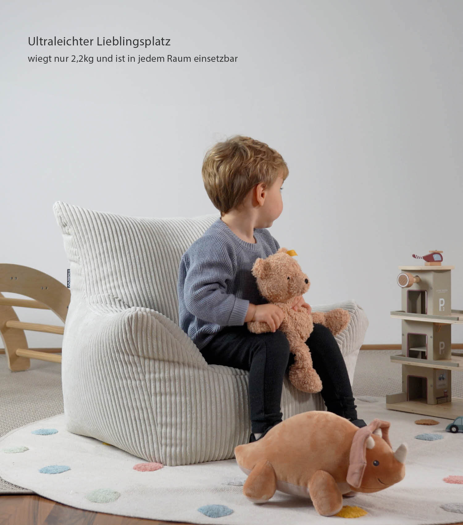 Kinder Sitzack Cord Kindersessel Lesesessel Bodenkissen Kindersitzsack