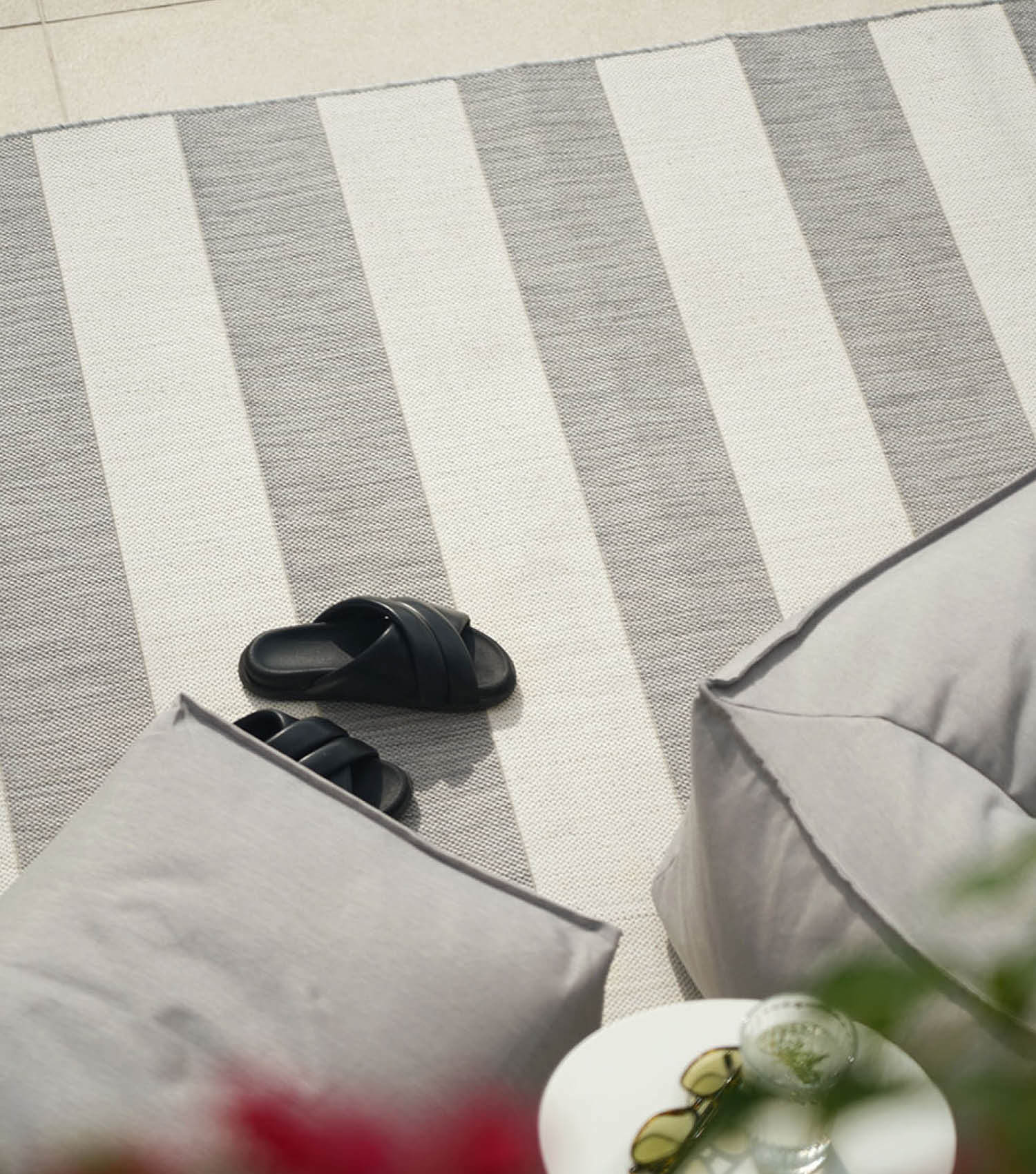 Wetterfester Outdoor Teppich Läufer oder Wohnzimmerteppich