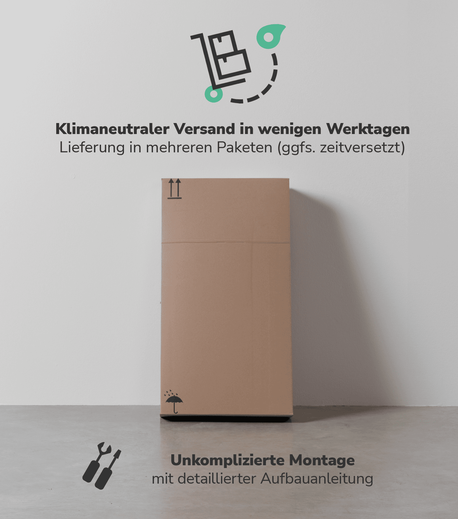 Hohes Regal Schuhregal aus Holz ‘Der Bücherwurm’ Aktenregal Wand