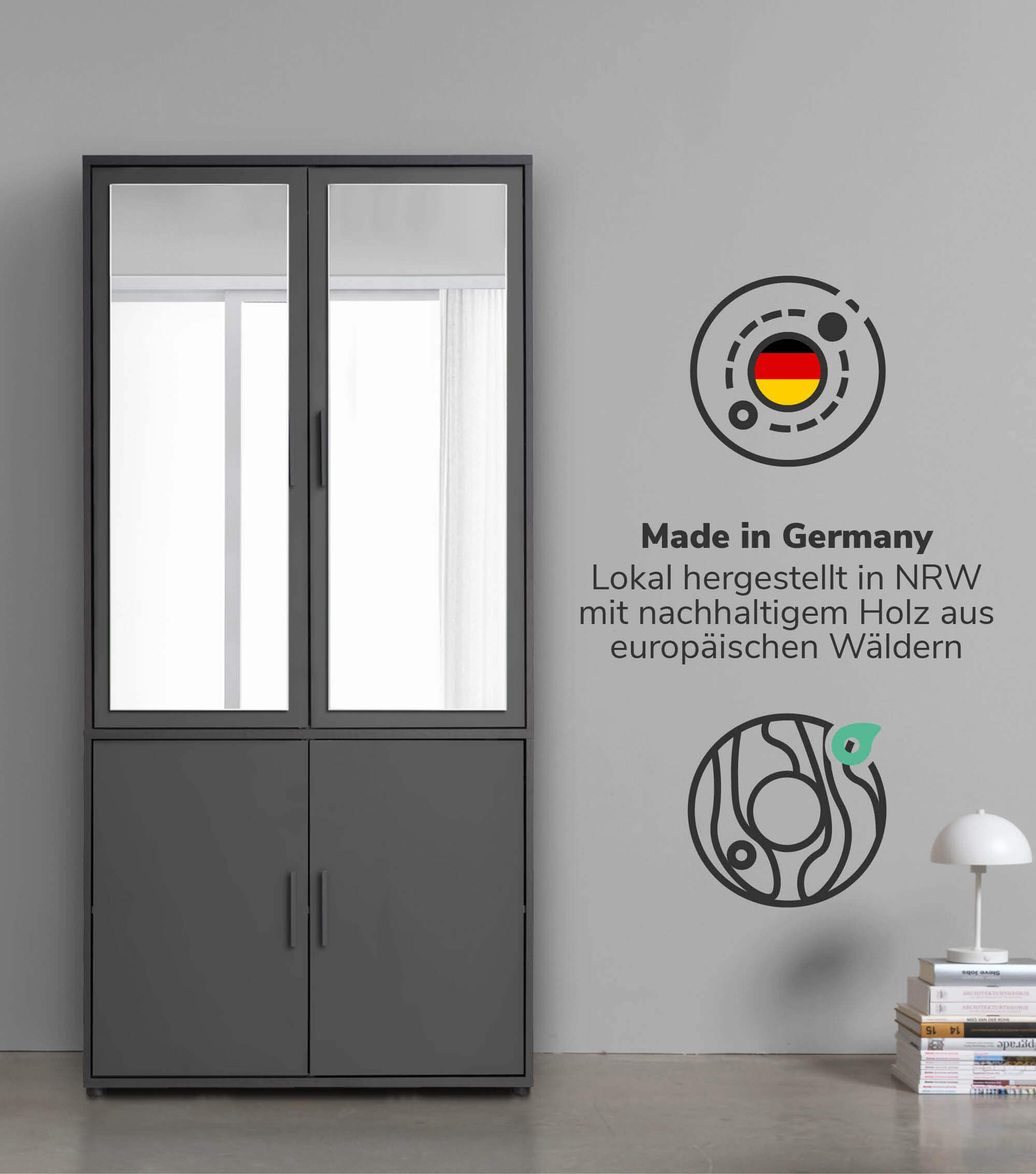 Kleiderschrank Garderobenschrank Schlafzimmerschrank Flurschrank