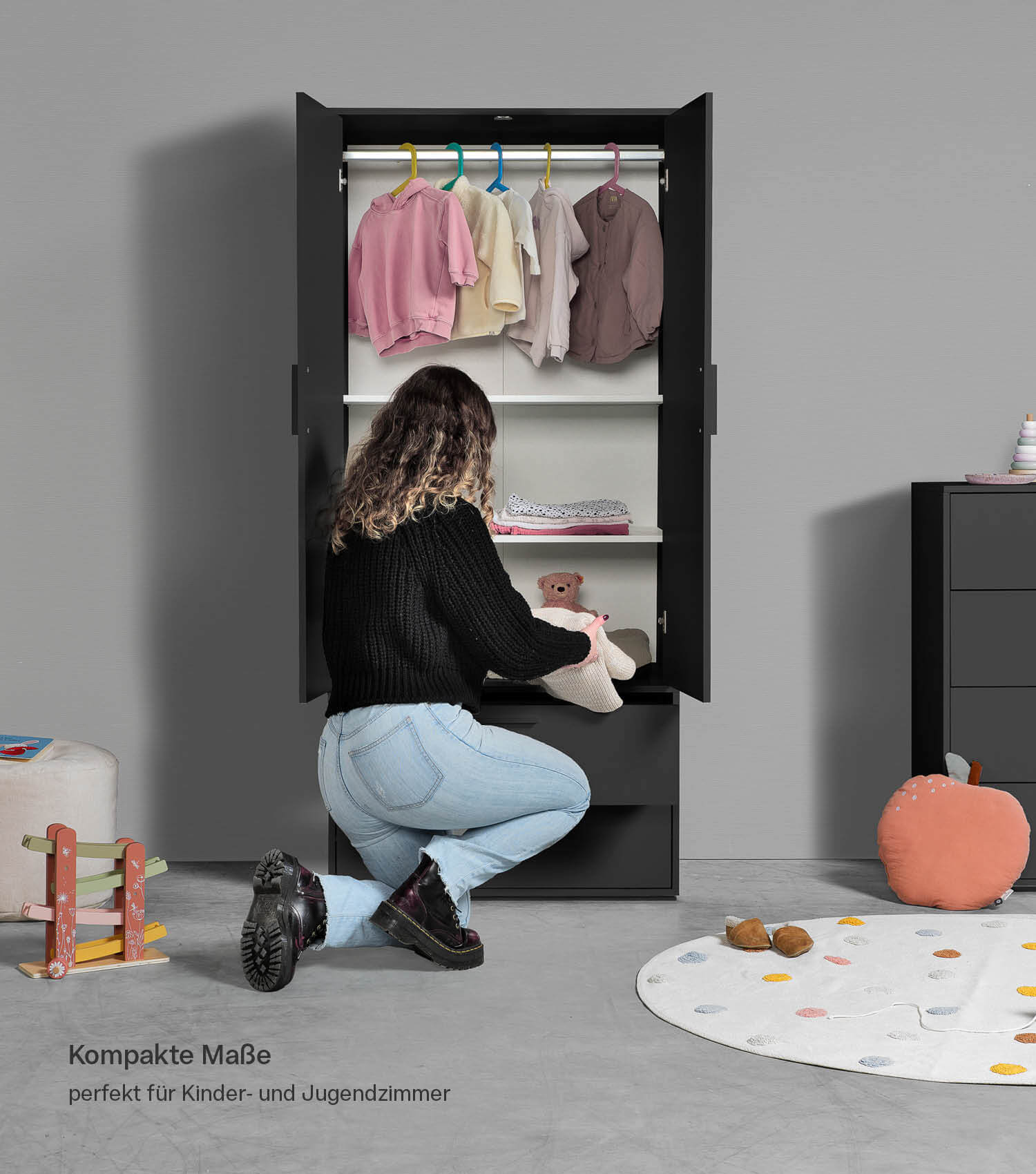 Kleiderschrank Kinderkleiderschrank Garderobenschrank Schlafzimmerschrank