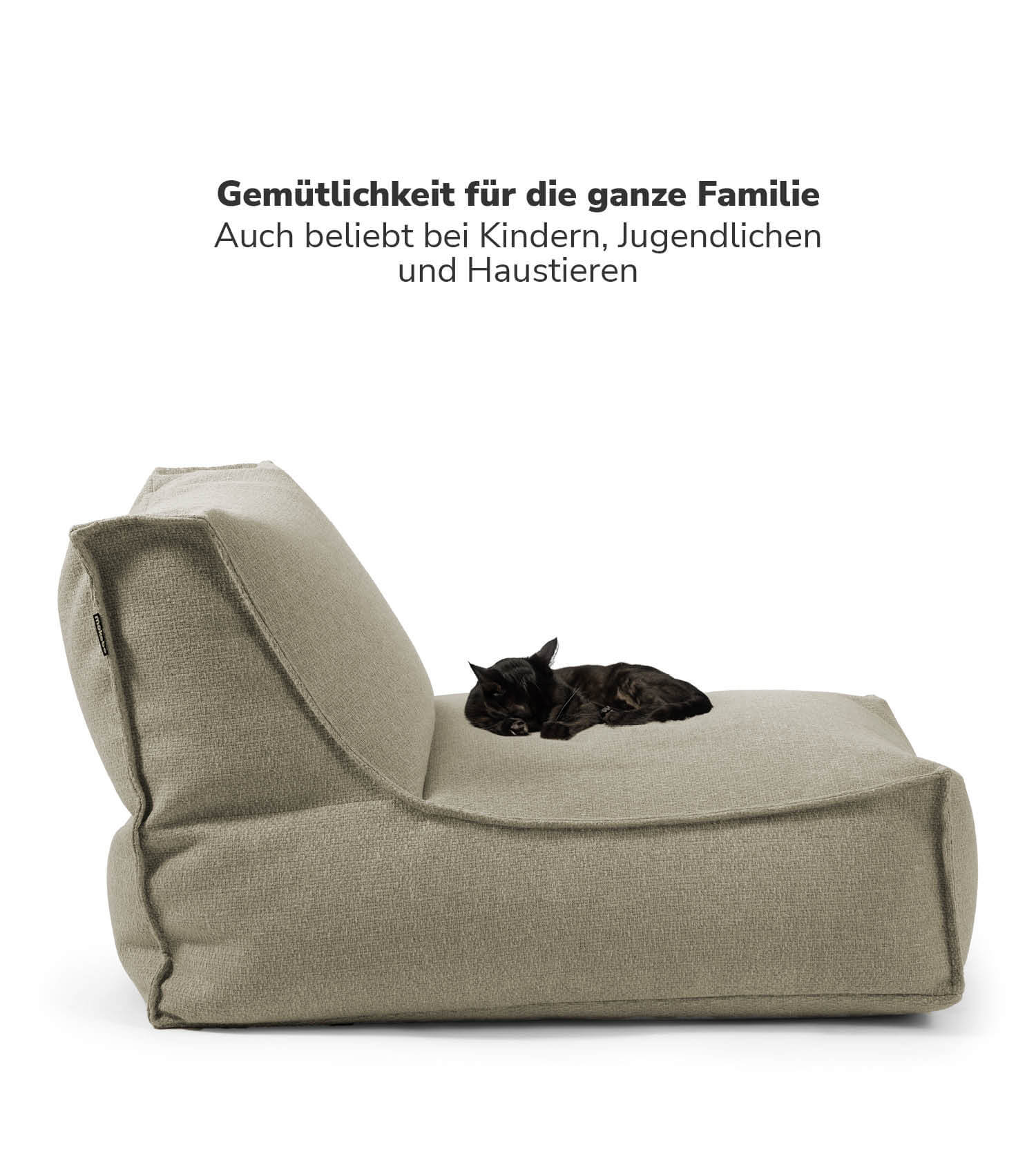 Sitzsack XXL + Pouf für Kinder & Erwachsene mit Füllung 'Der Sundowner'