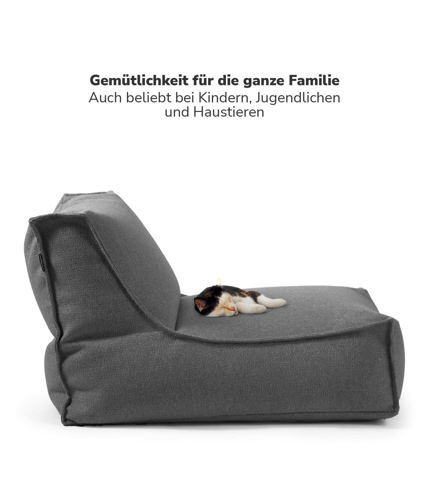 Sitzsack XXL + Pouf für Kinder & Erwachsene mit Füllung 'Der Sundowner'