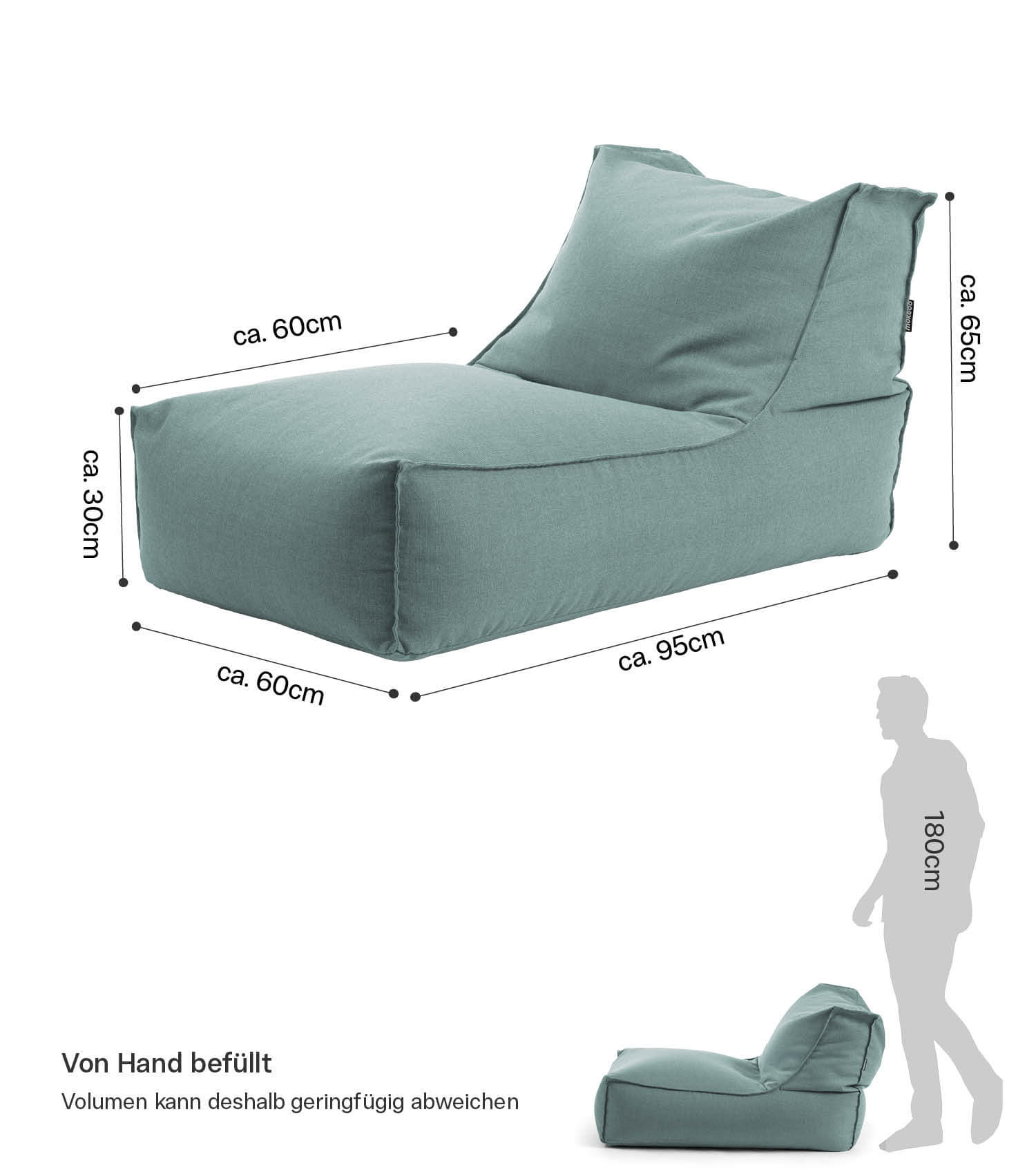 Sitzsack Bodenkissen Relaxliege Bean Bag Liege Sitzbag Sitzkissen