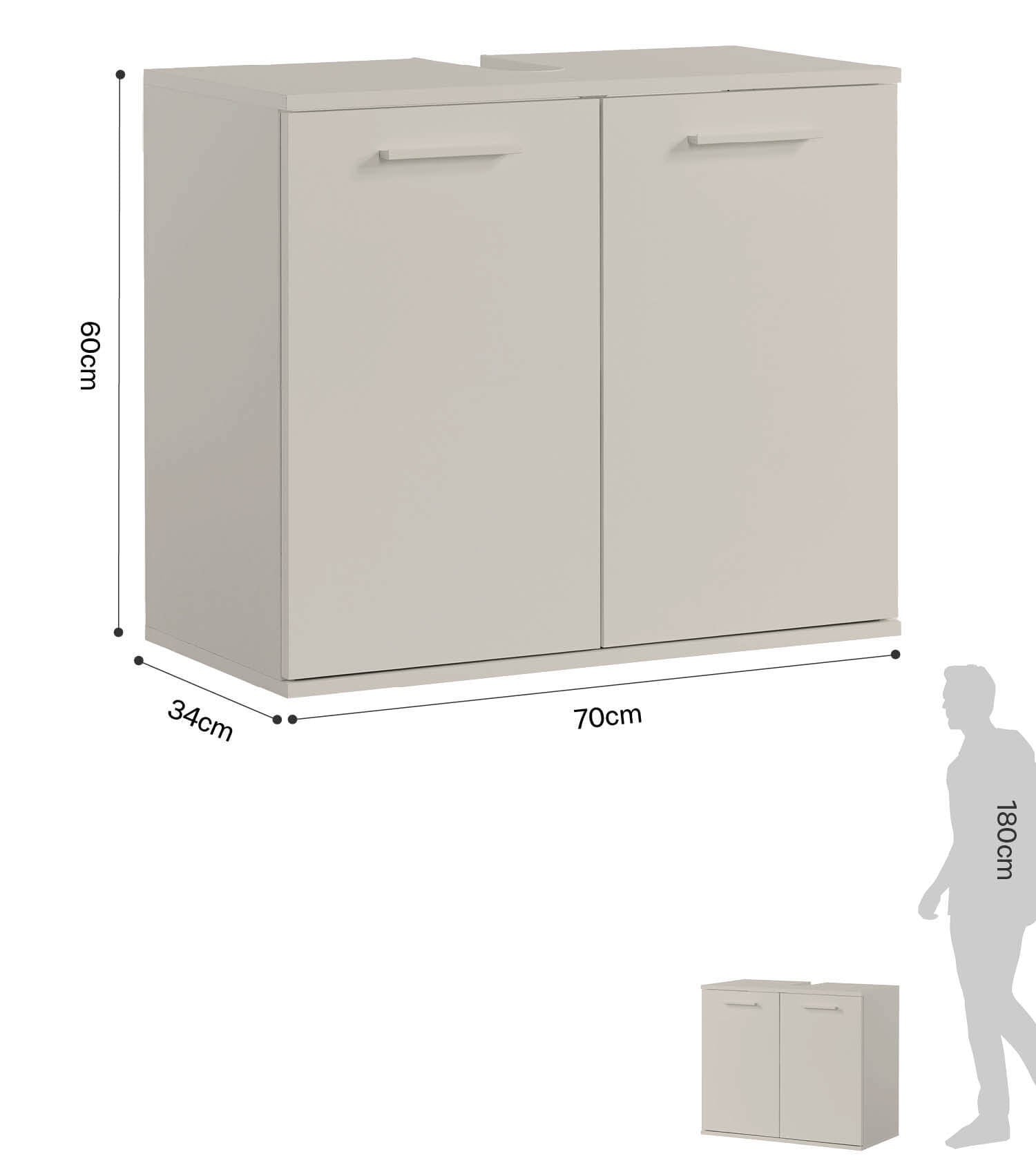 Waschbeckenunterschrank Waschtischunterschrank Unterschrank Badschrank