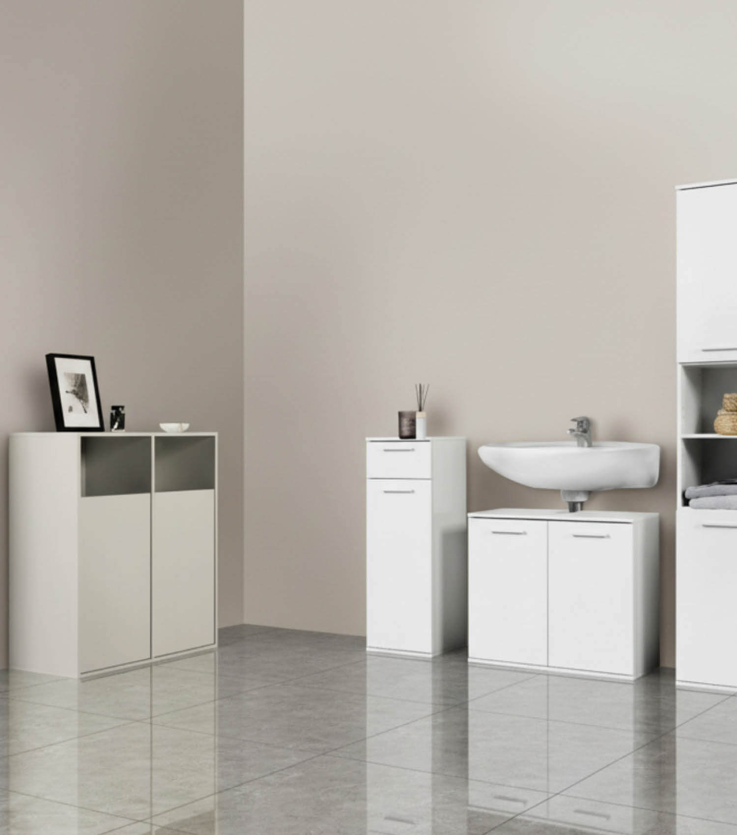 Wäscheschrank Wäschesammler Wäschekorb Holz Wäschetrenner Wäschebox