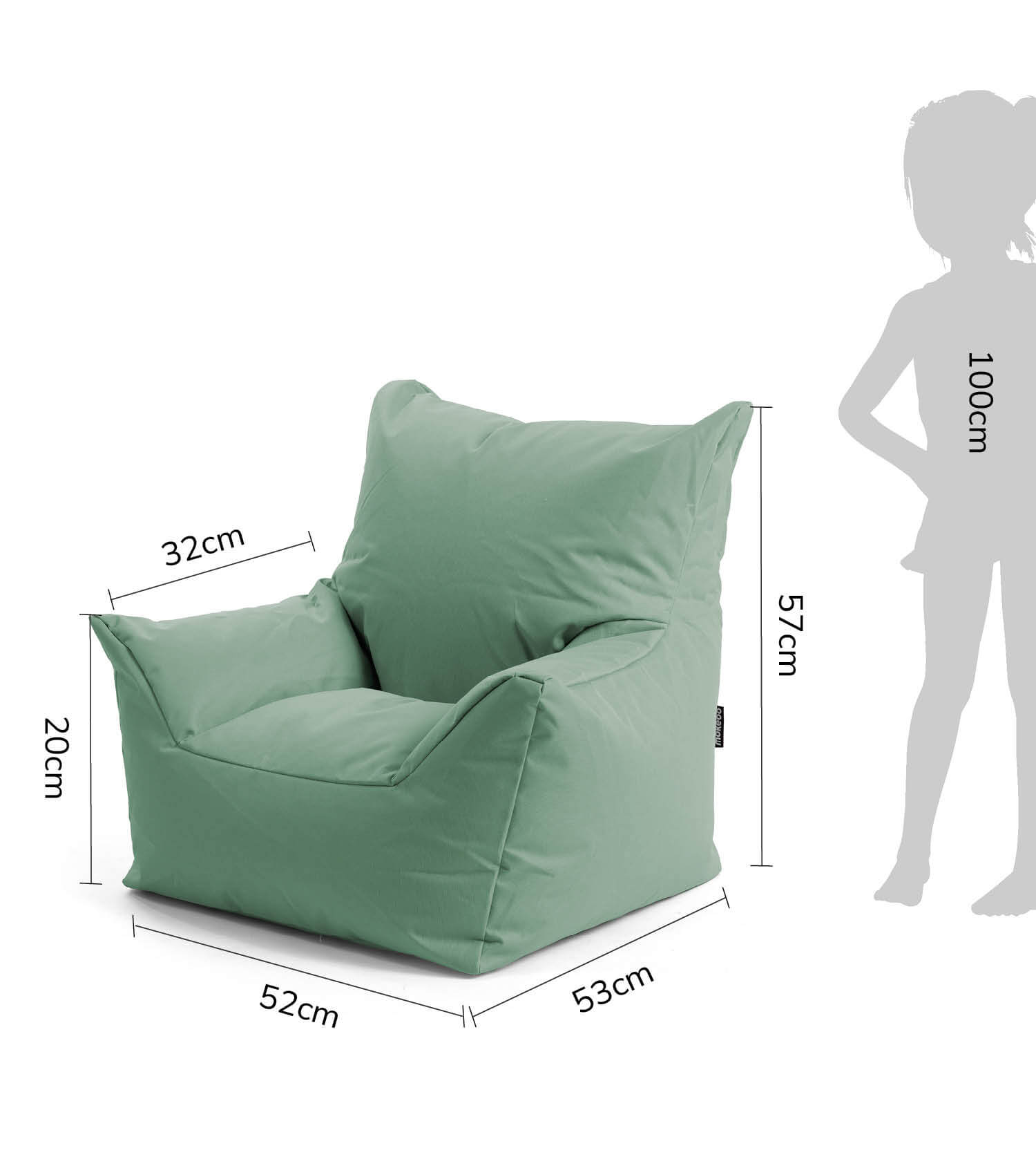 Kinder Sitzack Cord Kindersessel Lesesessel Bodenkissen Kindersitzsack Outdoorsitzsack