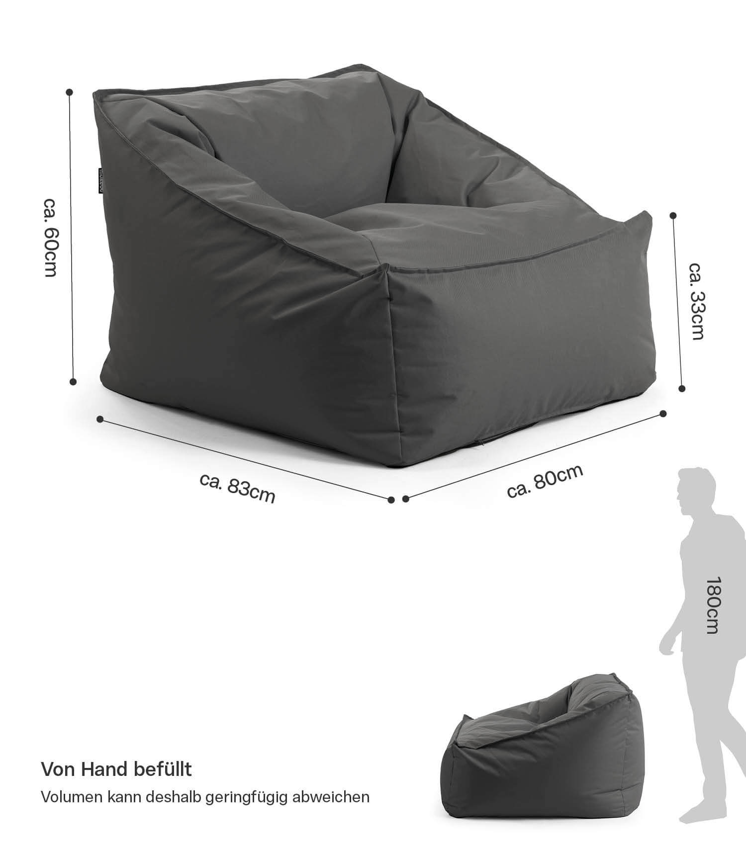Sitzsack Bodenkissen Relaxliege Bean Bag Liege Sitzbag Sitzkissen