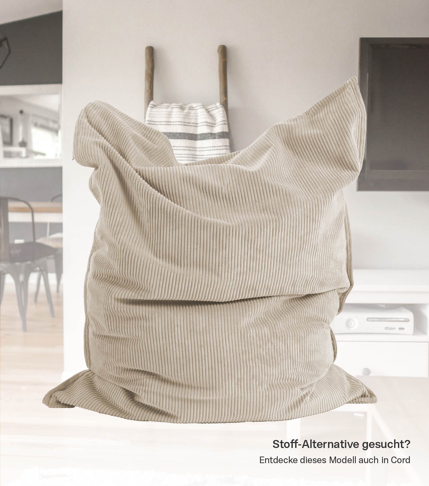 Cord Bezug Sitzsackcover Sitzsack Hülle Bean Bag Cover Sitzkissen