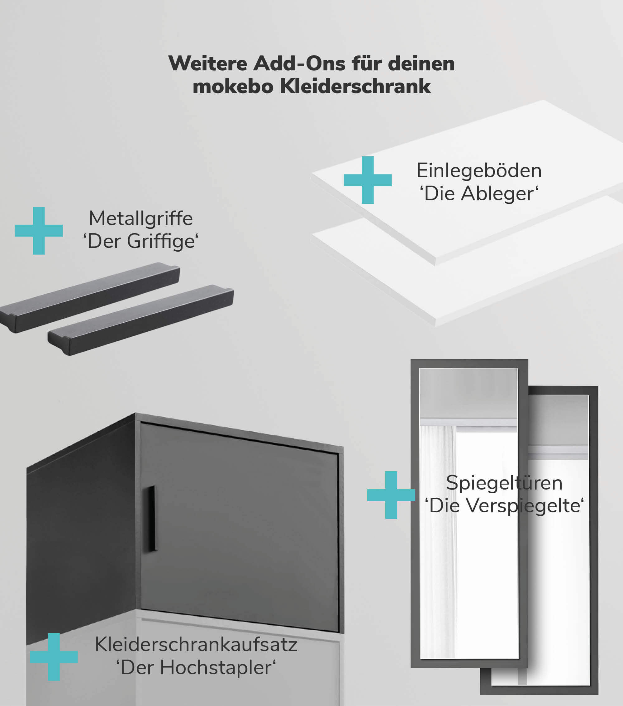 Kleiderschrank Garderobenschrank Schlafzimmerschrank Flurschrank