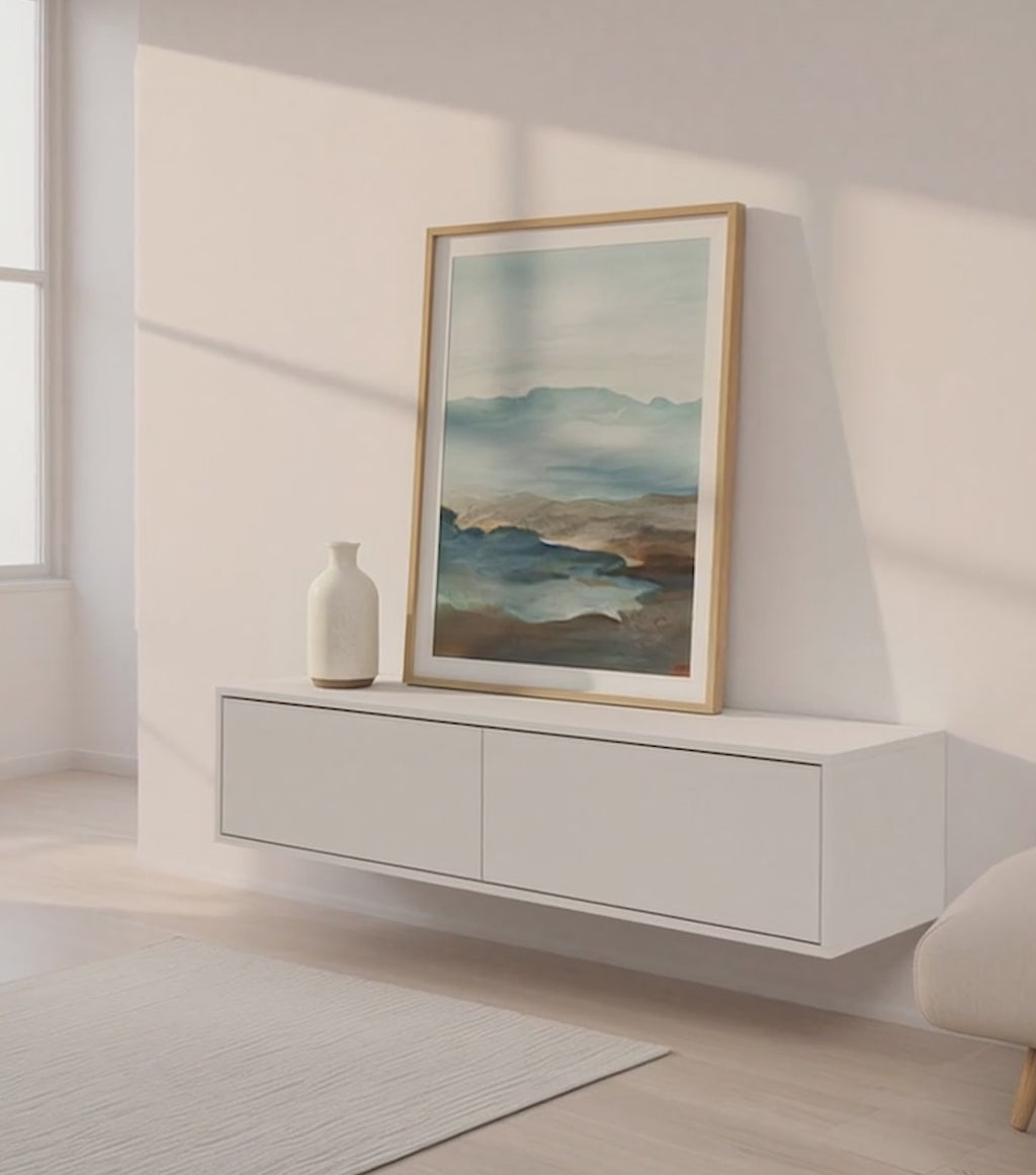 Produktvideo zum Wohnzimmer TV Board in Eiche und Greige